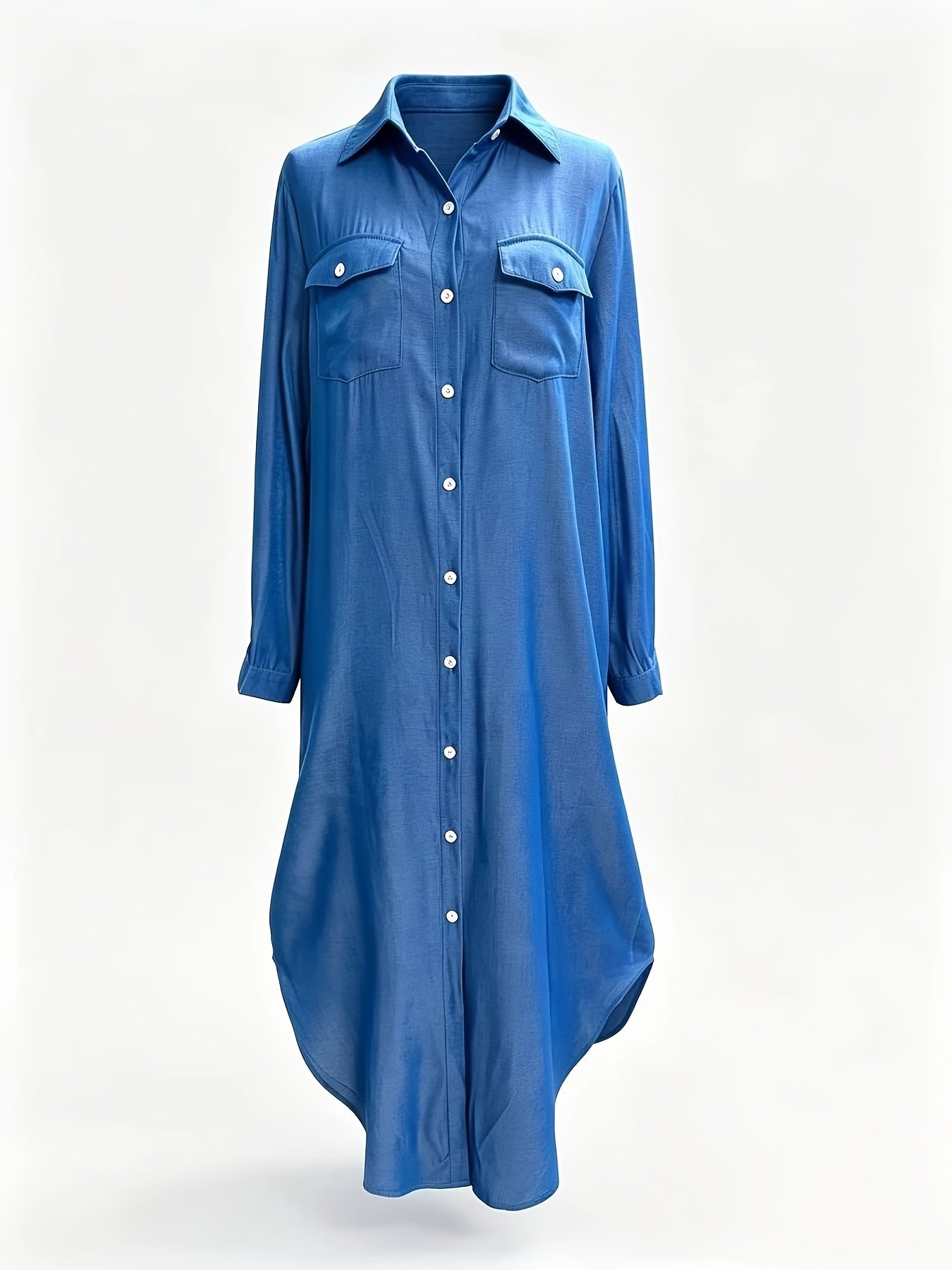Harper™ | Vestido camisero de denim