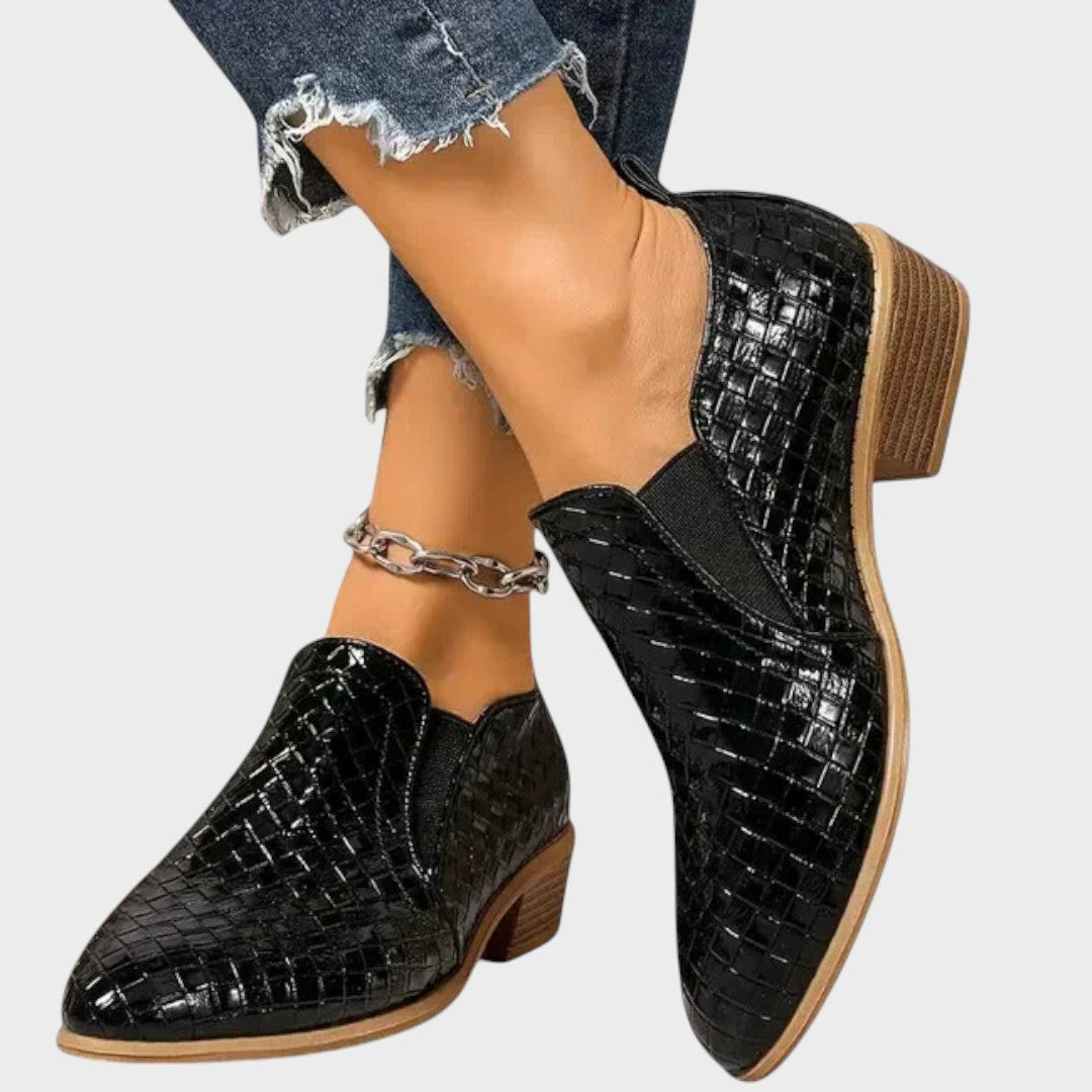 Zavira | Zapatos de Charol con Tacón Medio - Ana ruiz 