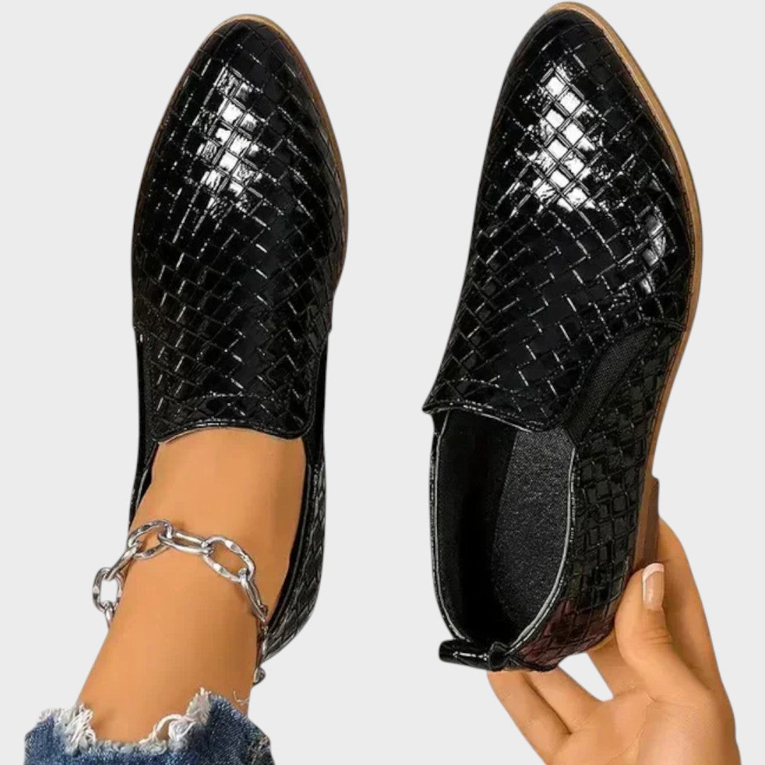 Zavira | Zapatos de Charol con Tacón Medio - Ana ruiz 