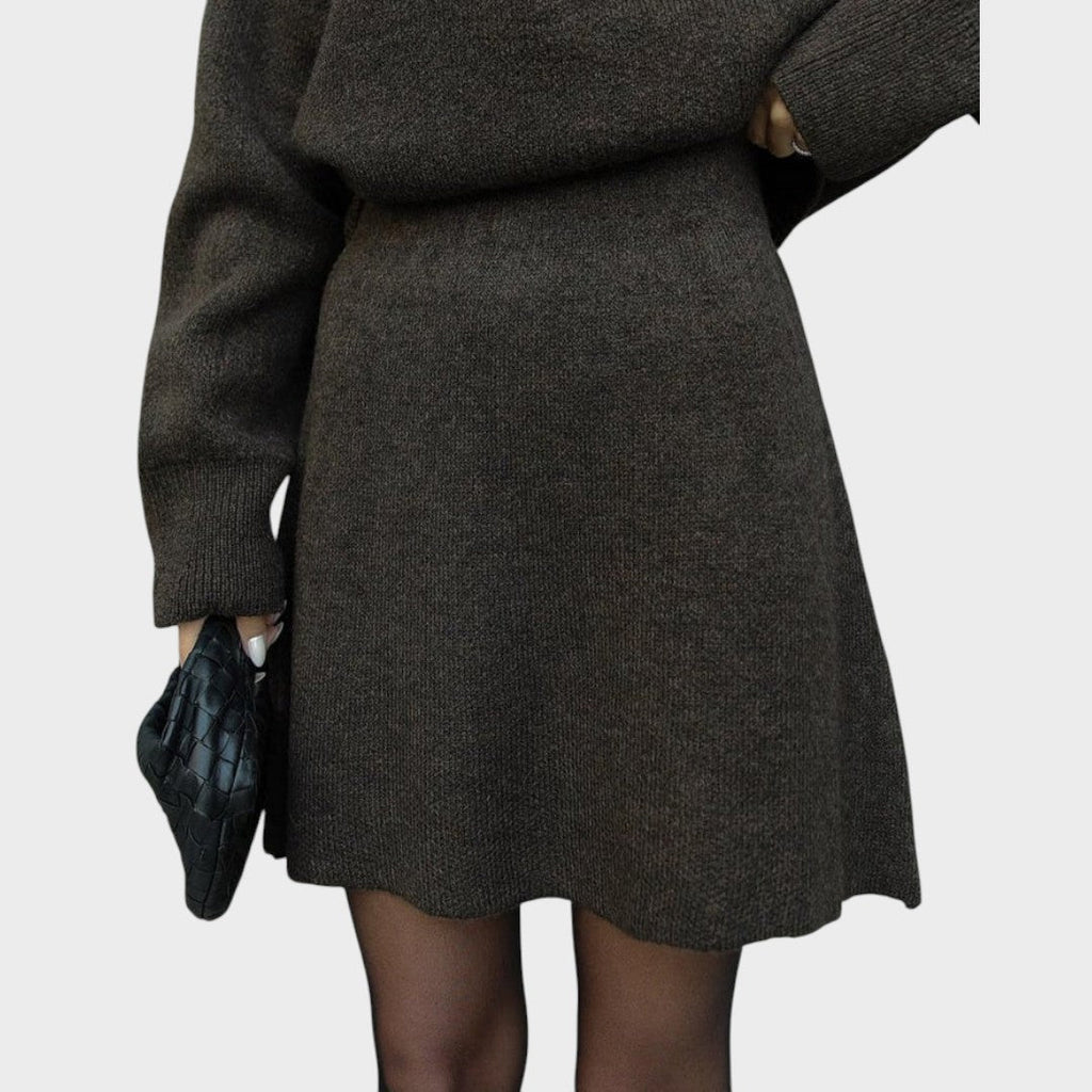 Lara | Conjunto de Falda y Suéter de Punto - Ana ruiz 