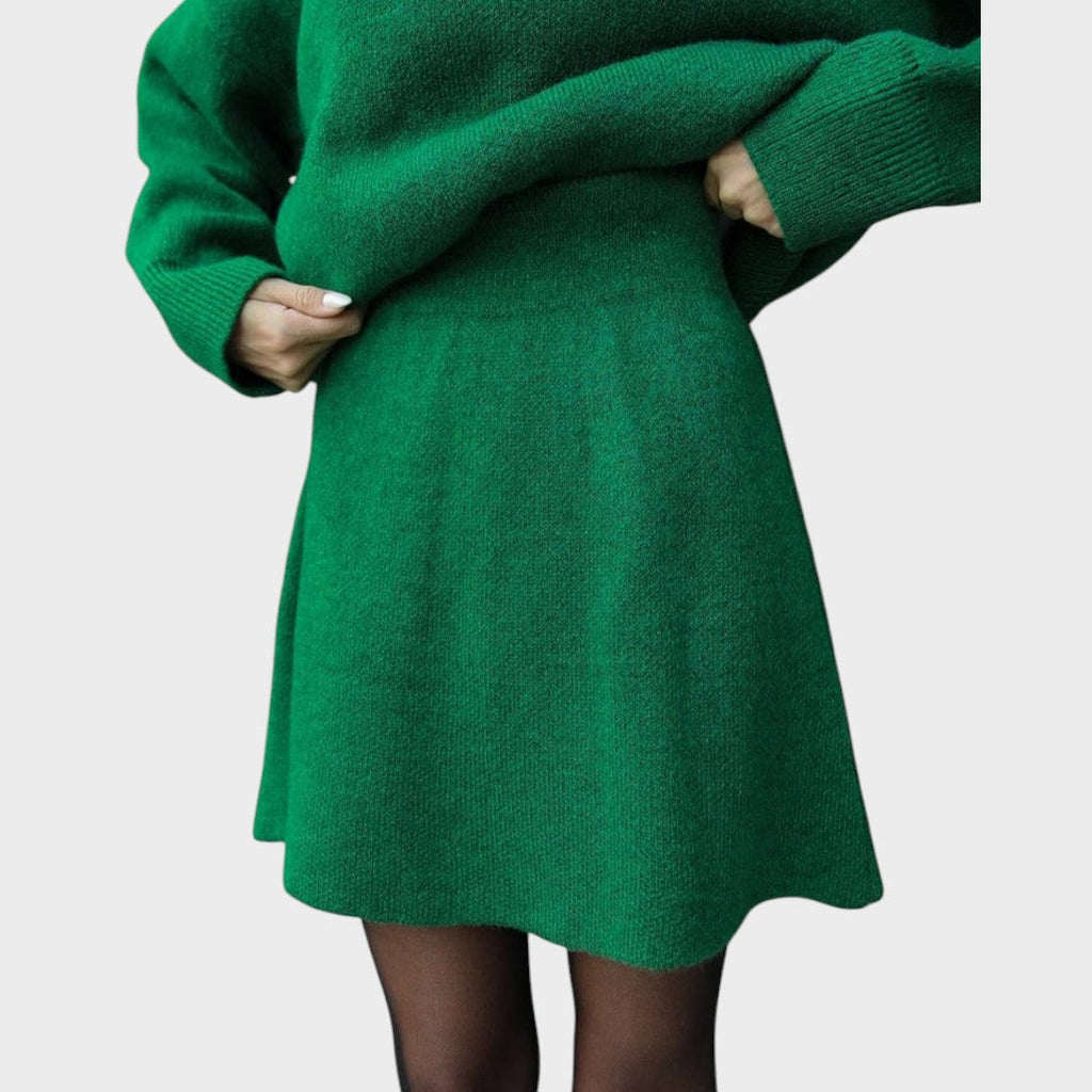 Lara | Conjunto de Falda y Suéter de Punto - Ana ruiz 
