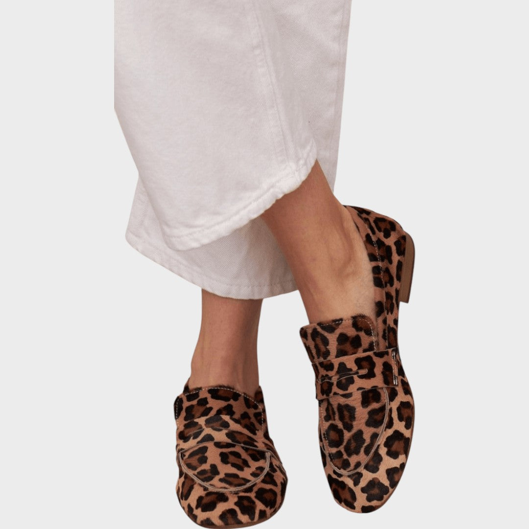 Sabrina | Mocasines con Estampado de Leopardo - Ana ruiz 