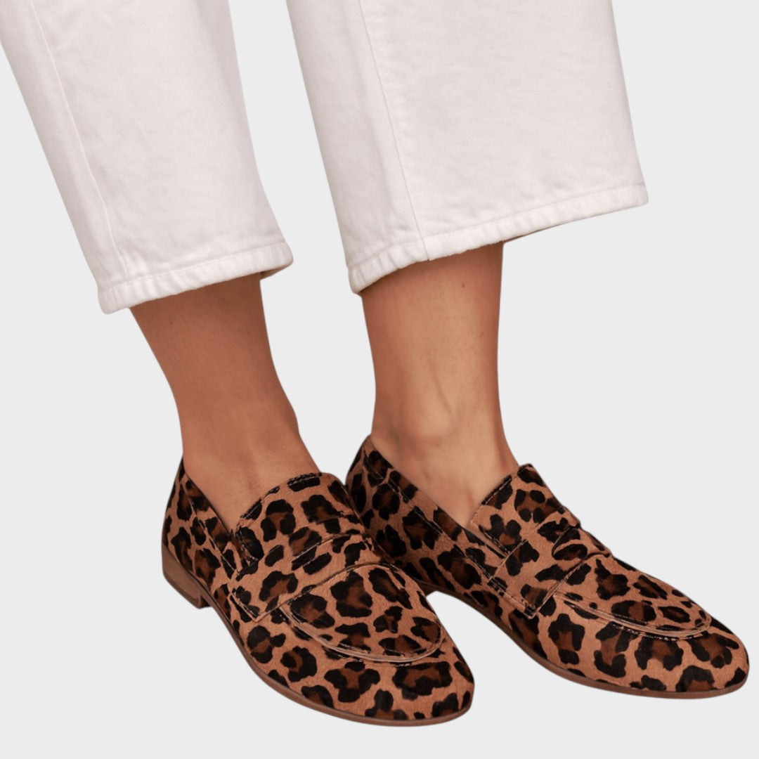 Sabrina | Mocasines con Estampado de Leopardo - Ana ruiz 