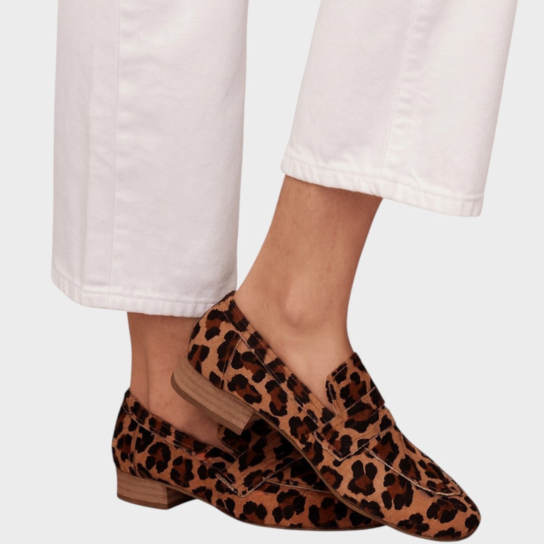 Sabrina | Mocasines con Estampado de Leopardo - Ana ruiz 
