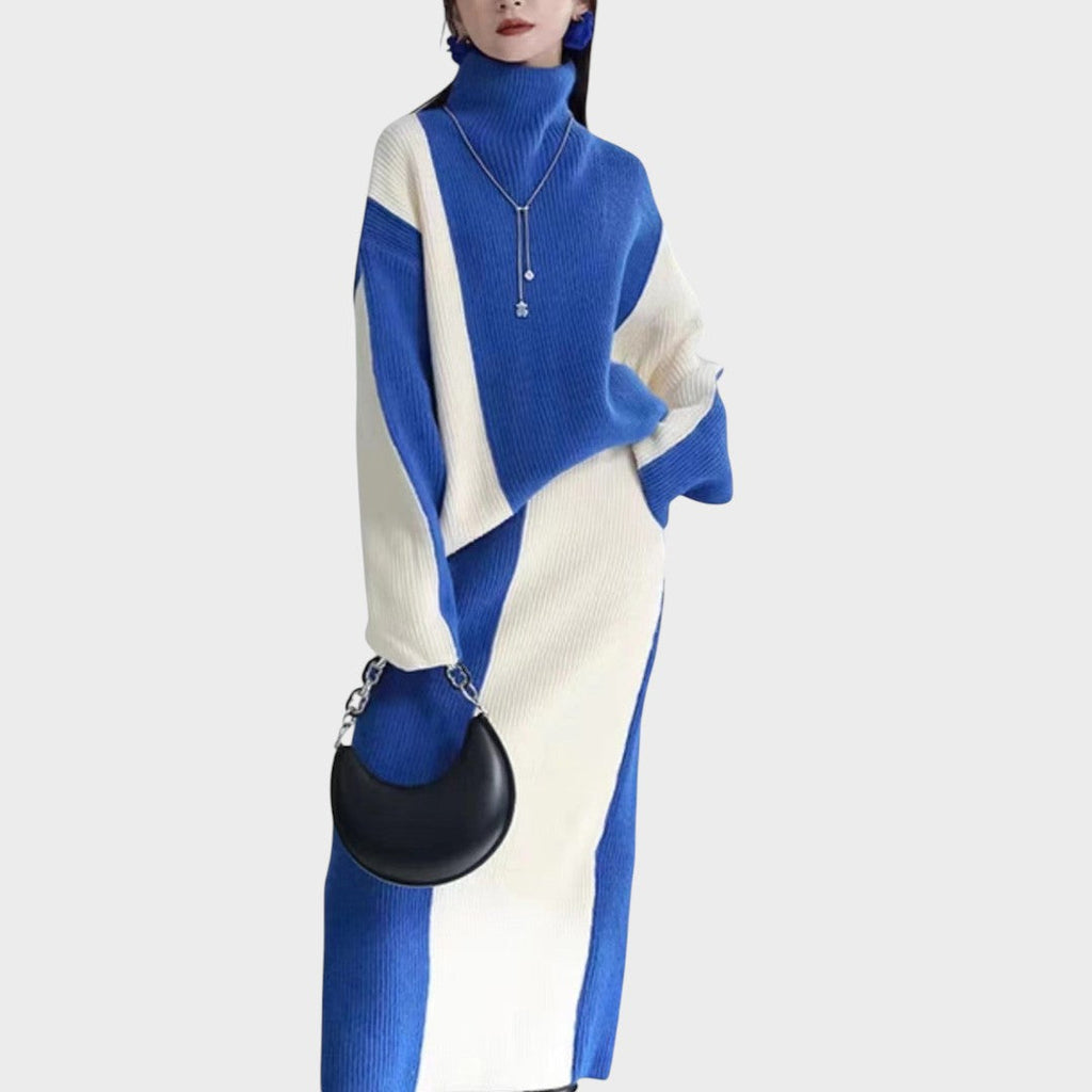 Pilar | Conjunto Falda y Suéter de Punto - Ana ruiz 