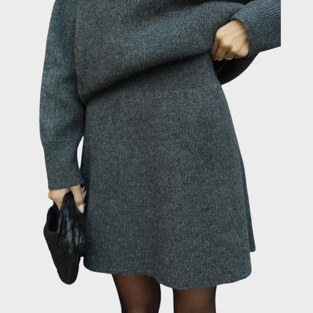 Lara | Conjunto de Falda y Suéter de Punto - Ana ruiz 