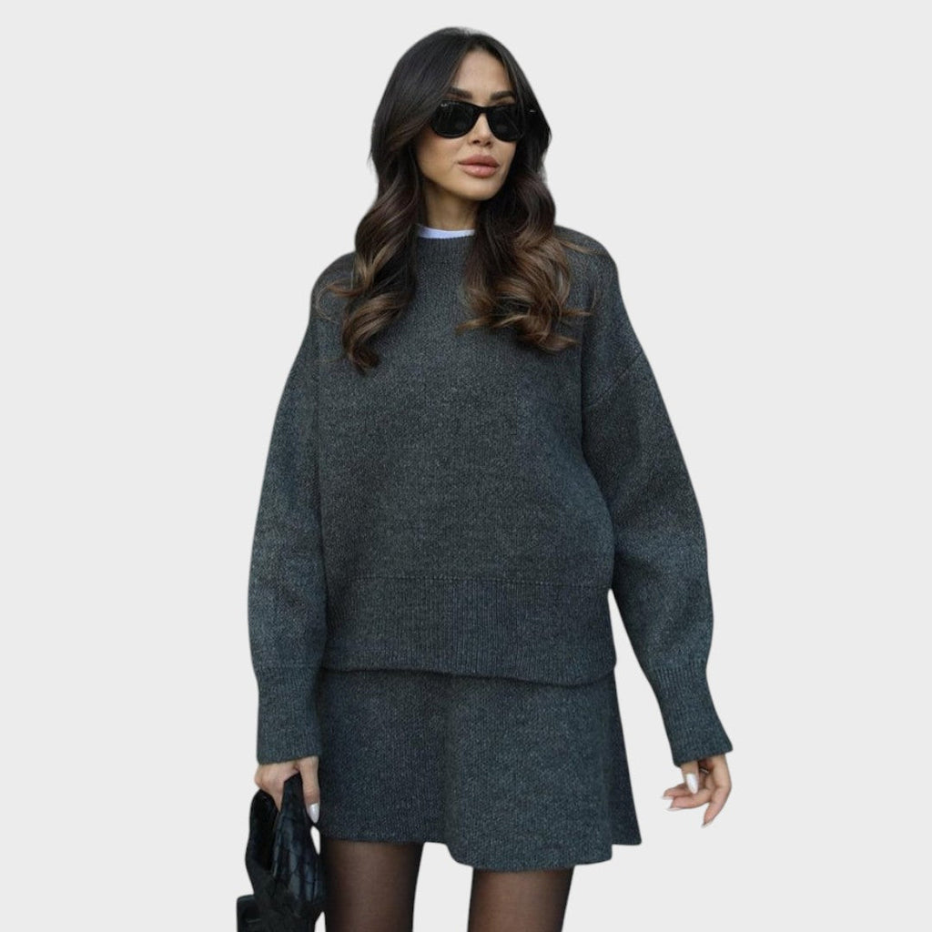 Lara | Conjunto de Falda y Suéter de Punto - Ana ruiz 