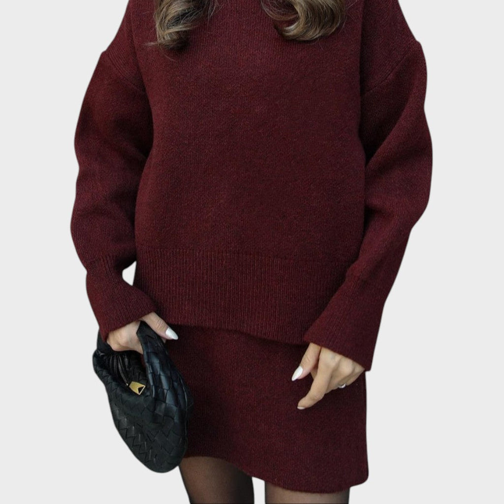 Lara | Conjunto de Falda y Suéter de Punto - Ana ruiz 