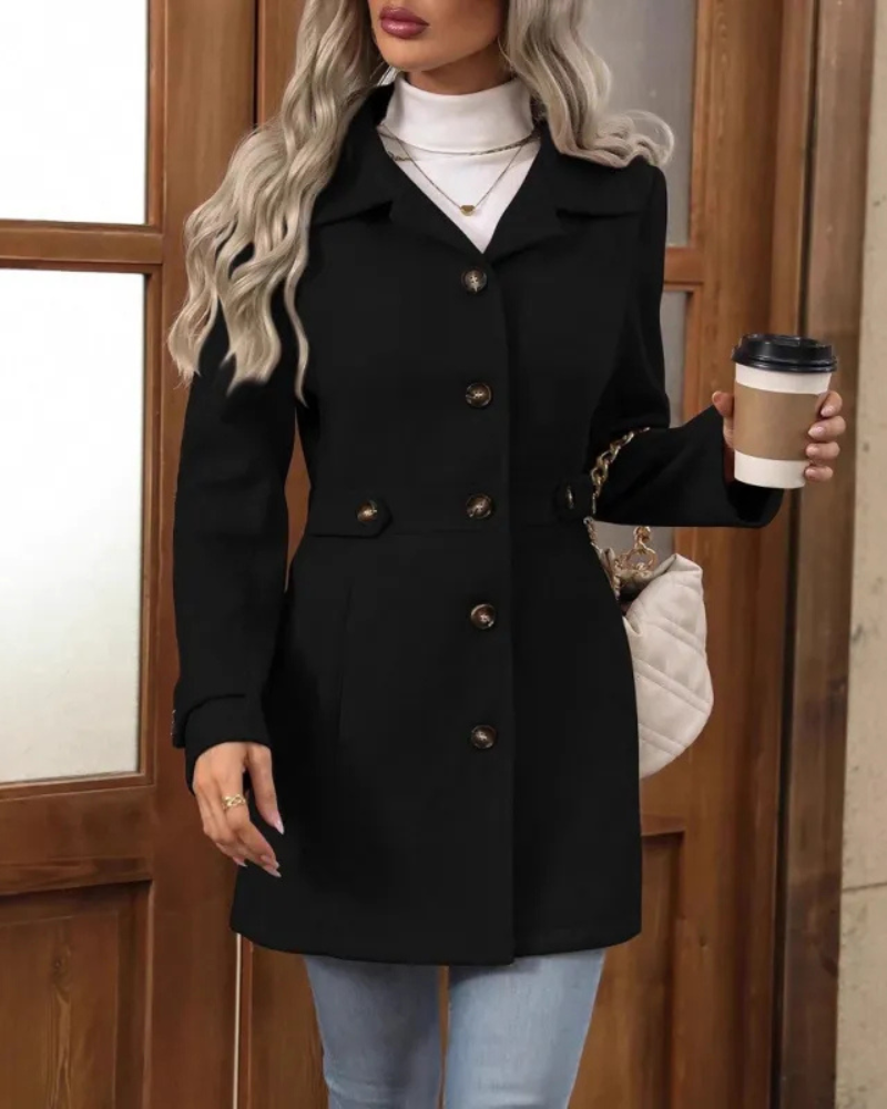Elena™ | Elegante abrigo entallado - Ana ruiz 
