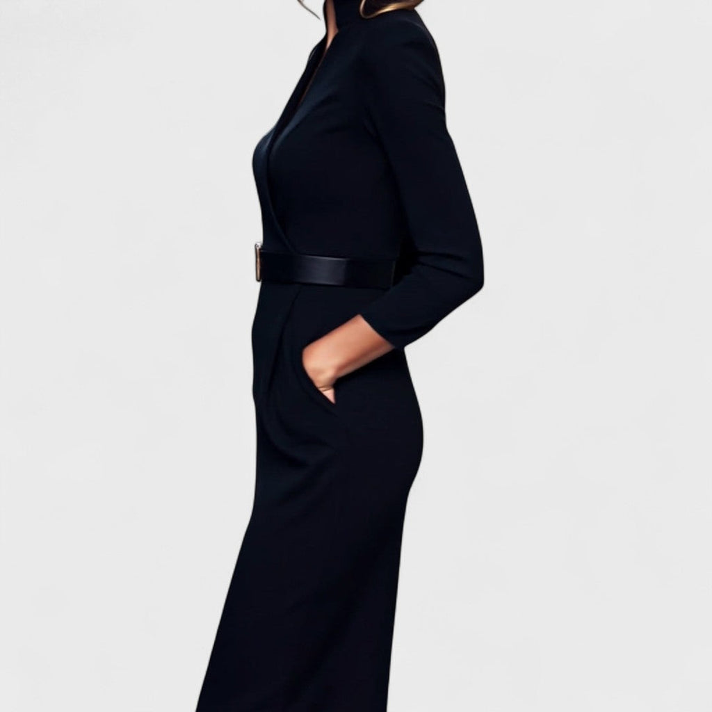 Naomi | Vestido negro refinado - Ana ruiz 