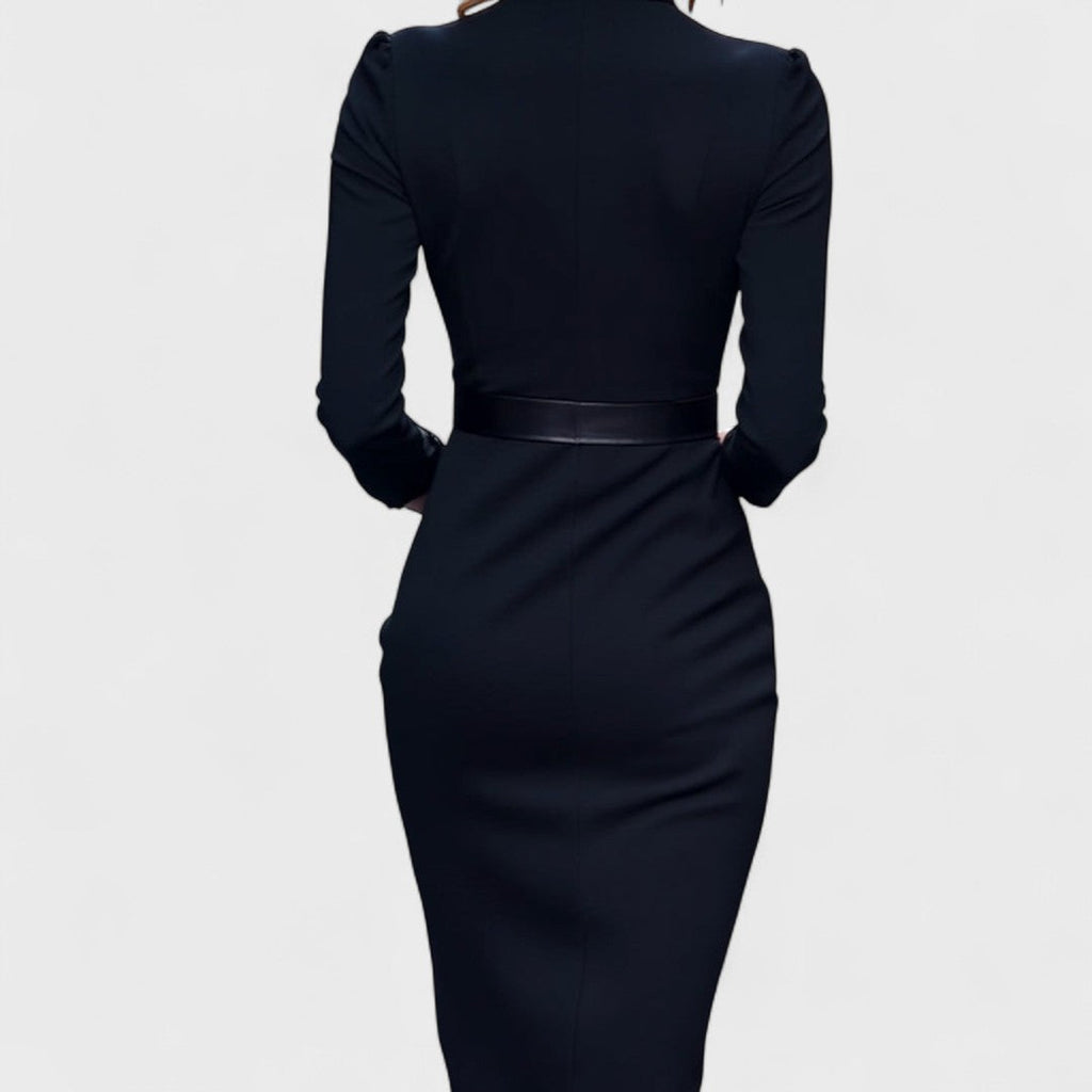 Naomi | Vestido negro refinado - Ana ruiz 