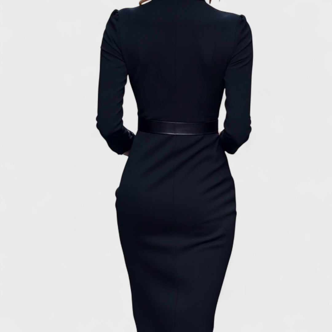 Naomi | Vestido negro refinado - Ana ruiz 