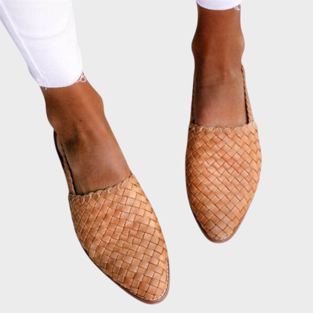 Andrea | Sandalias Planas Trenzadas Ortopédicas - Ana ruiz 