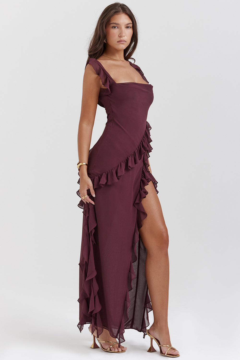 Luz | Vestido Deslumbrante con Volantes - Ana ruiz 