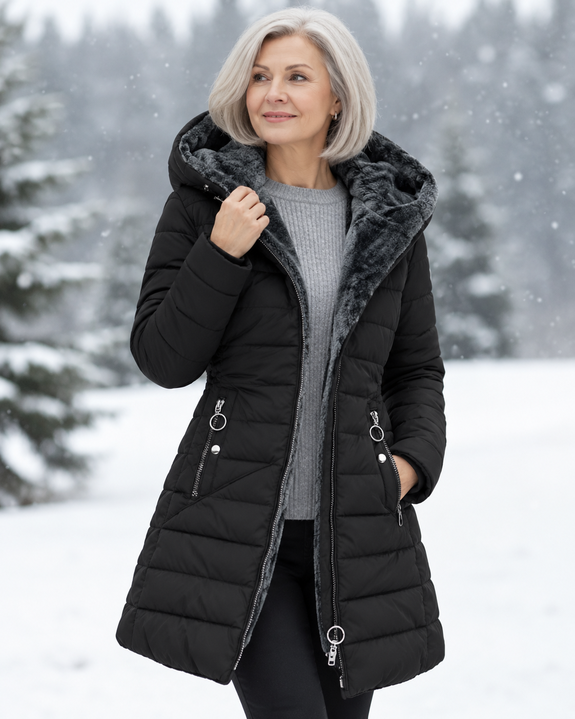 Marga™ | Chaqueta de invierno acolchada y cálida con capucha - Ana ruiz 
