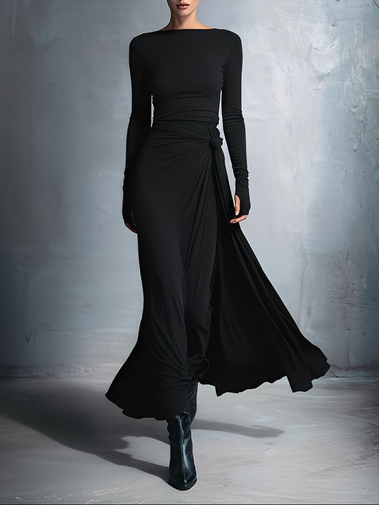 Victoria | Vestido con nudo lateral - Ana ruiz 