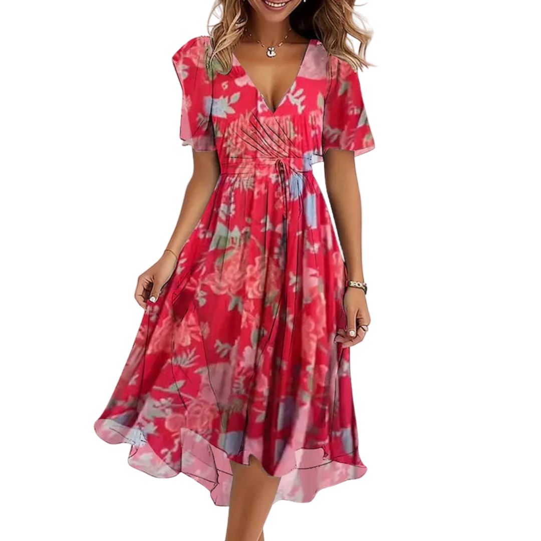 Naomie – vestido de verano elegante - Ana ruiz 