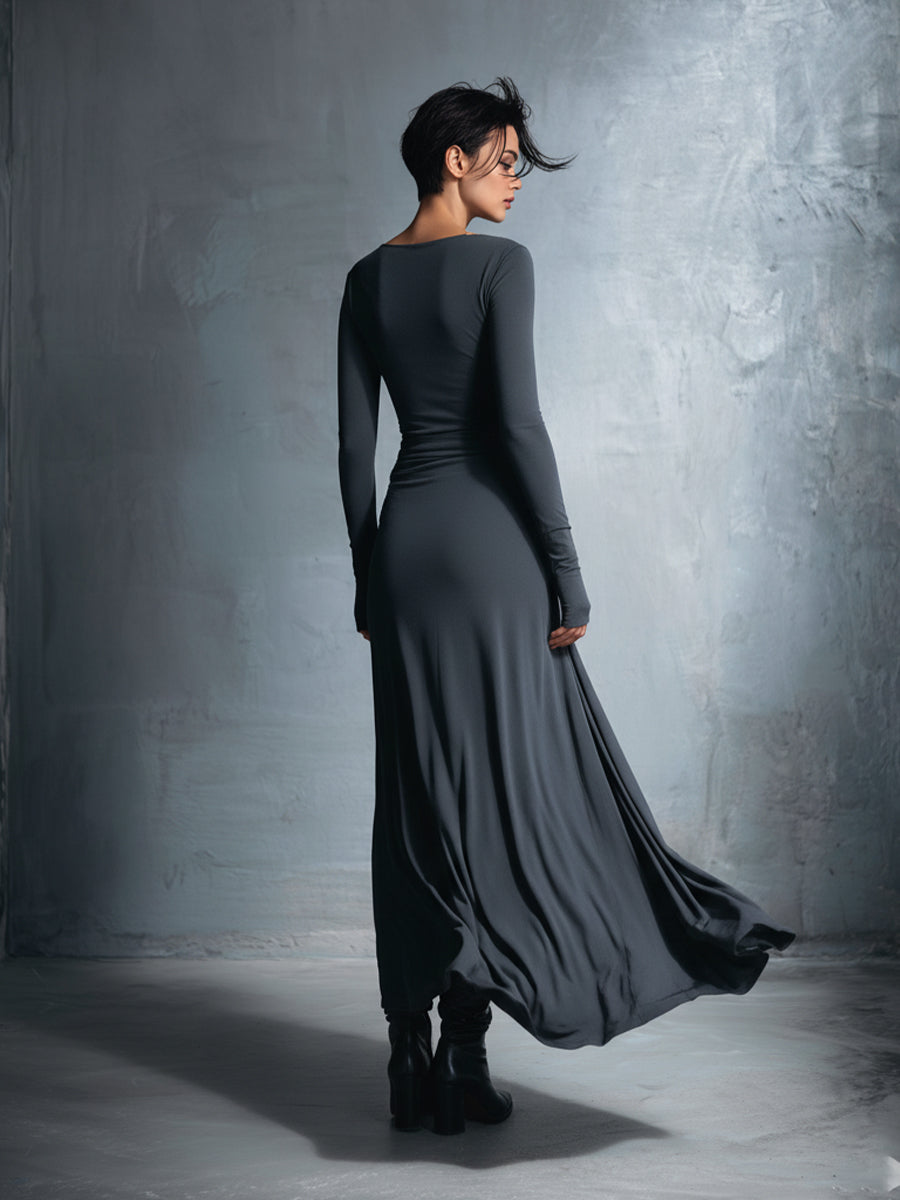 Victoria | Vestido con nudo lateral - Ana ruiz 