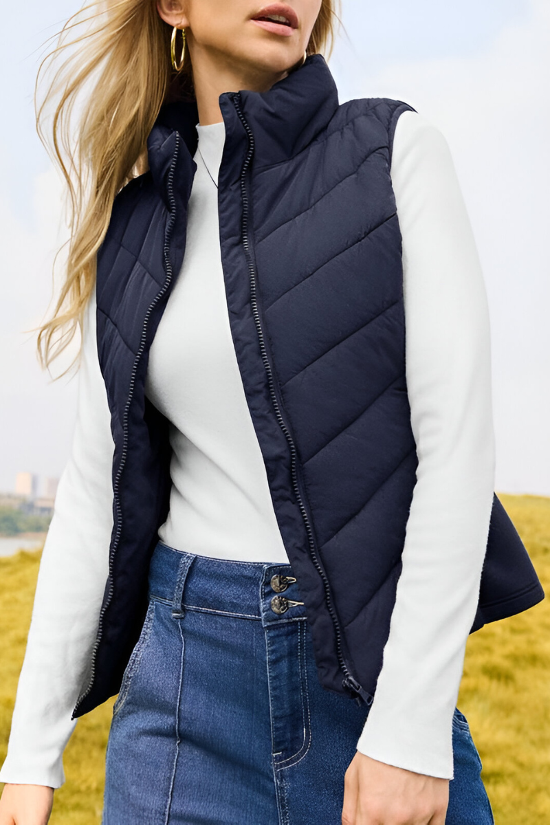 Manon™ | Chaleco acolchado tipo puffer cálido - Ana ruiz 