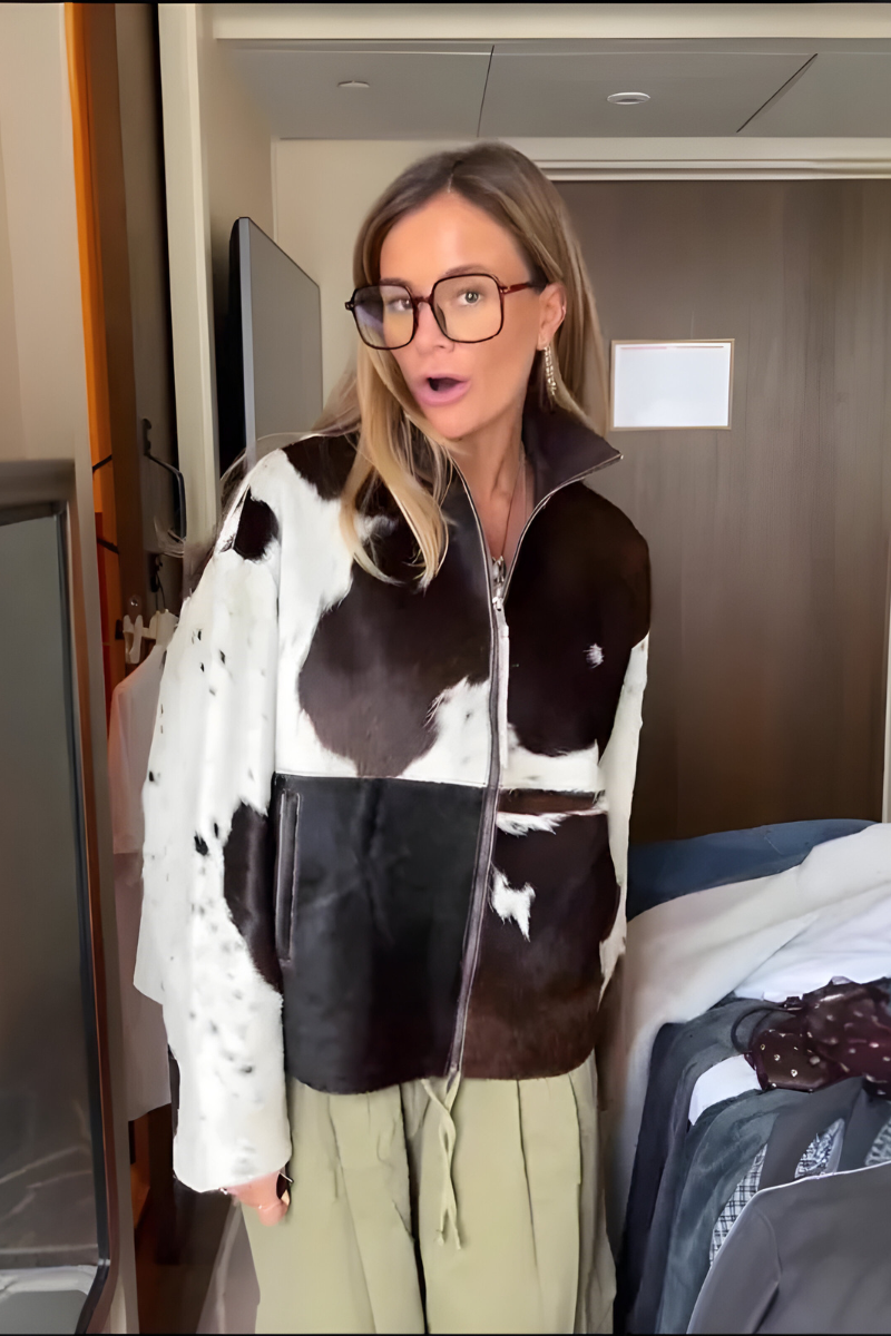 Mael™ | Chaqueta elegante con estampado y cremallera - Ana ruiz 