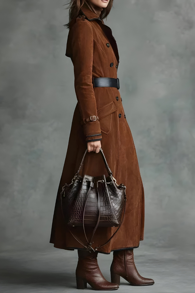 Mara™ | Elegante abrigo largo entallado - Ana ruiz 