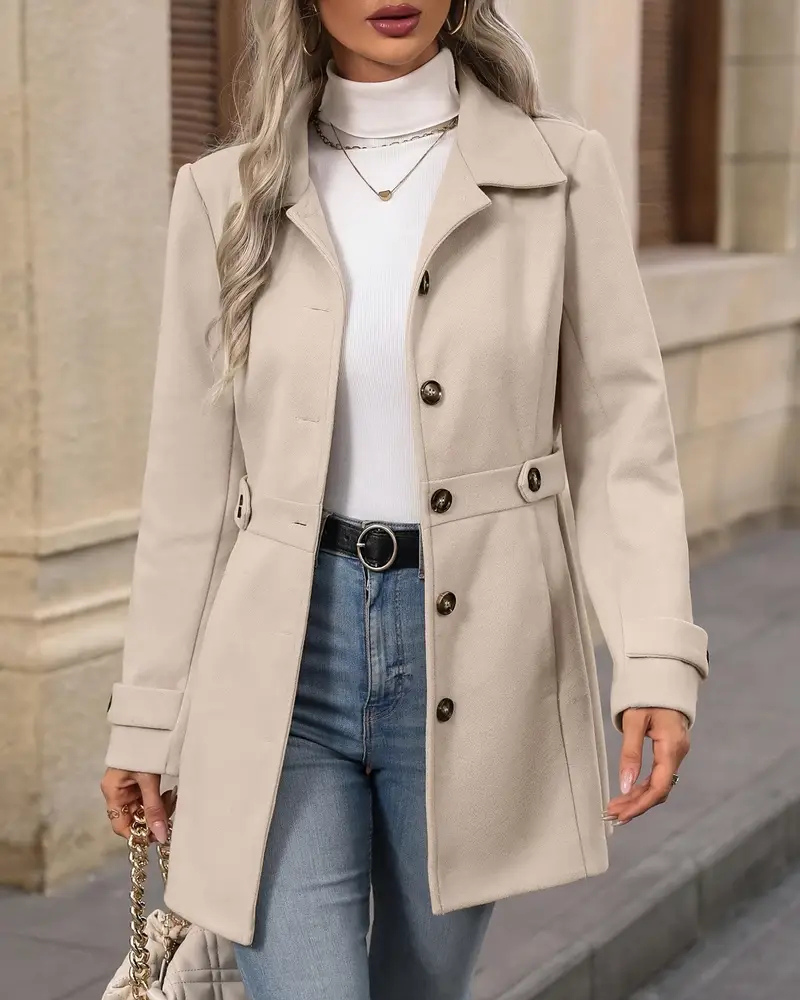 Elena™ | Elegante abrigo entallado - Ana ruiz 