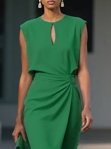 María | Vestido midi de diseño - Ana ruiz 