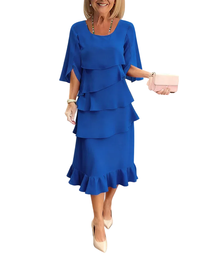 Patricia | Vestido cómodo con volantes - Ana Ruiz