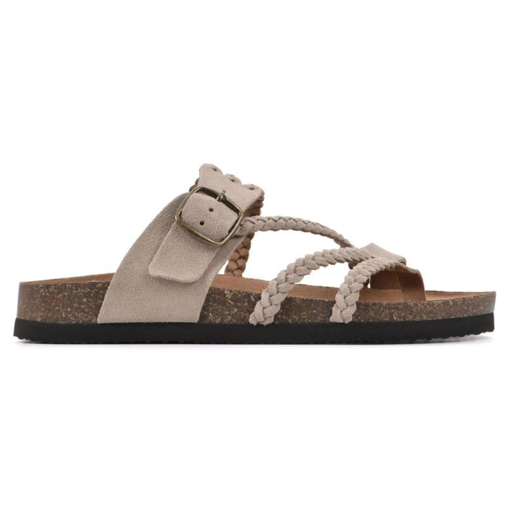 Carolina | Sandalias de corcho trenzado