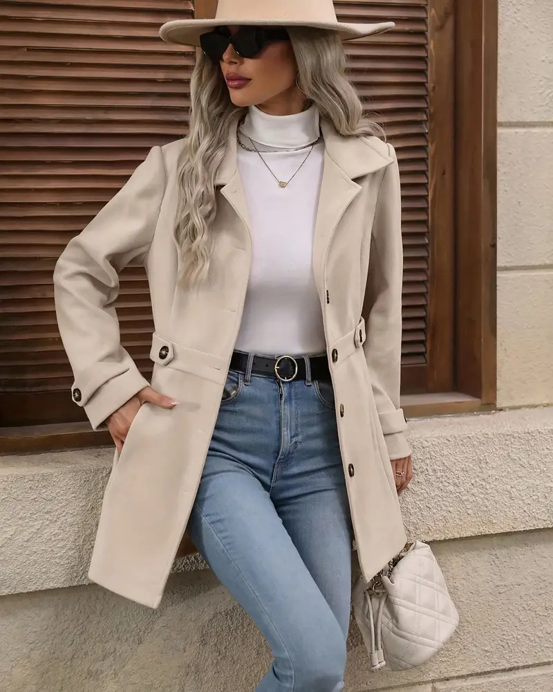 Elena™ | Elegante abrigo entallado - Ana ruiz 
