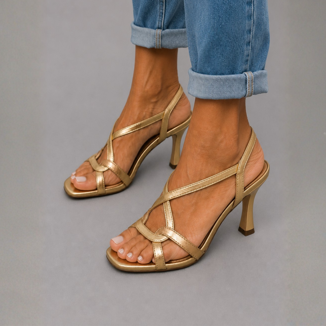 Soleil™ | Sandalias Doradas, Encanto de Verano