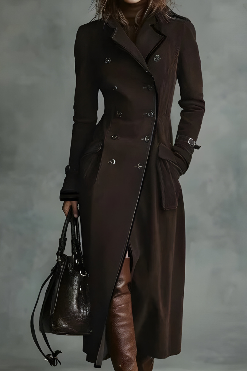 Mara™ | Elegante abrigo largo entallado - Ana ruiz 