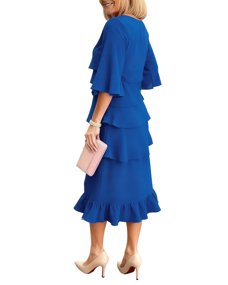 Patricia | Vestido cómodo con volantes - Ana Ruiz
