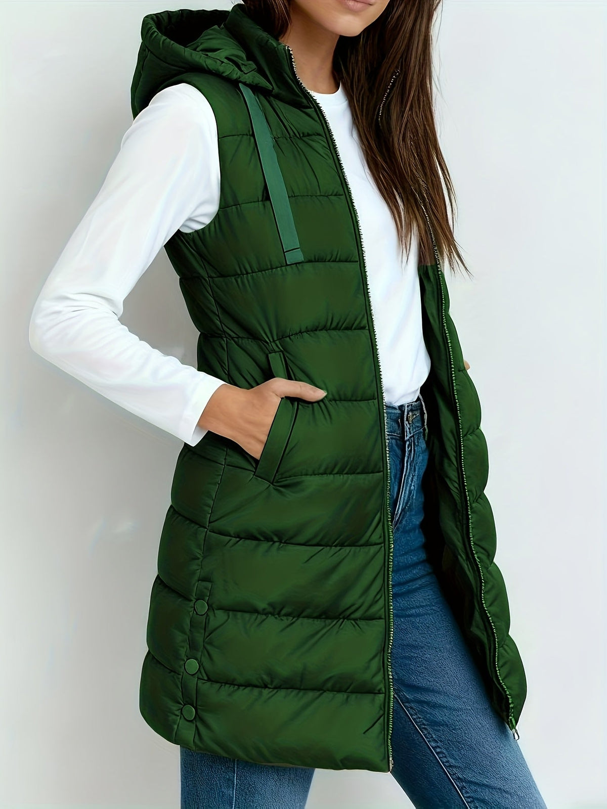 Tira™ | Elegante chaleco largo acolchado - Ana ruiz 