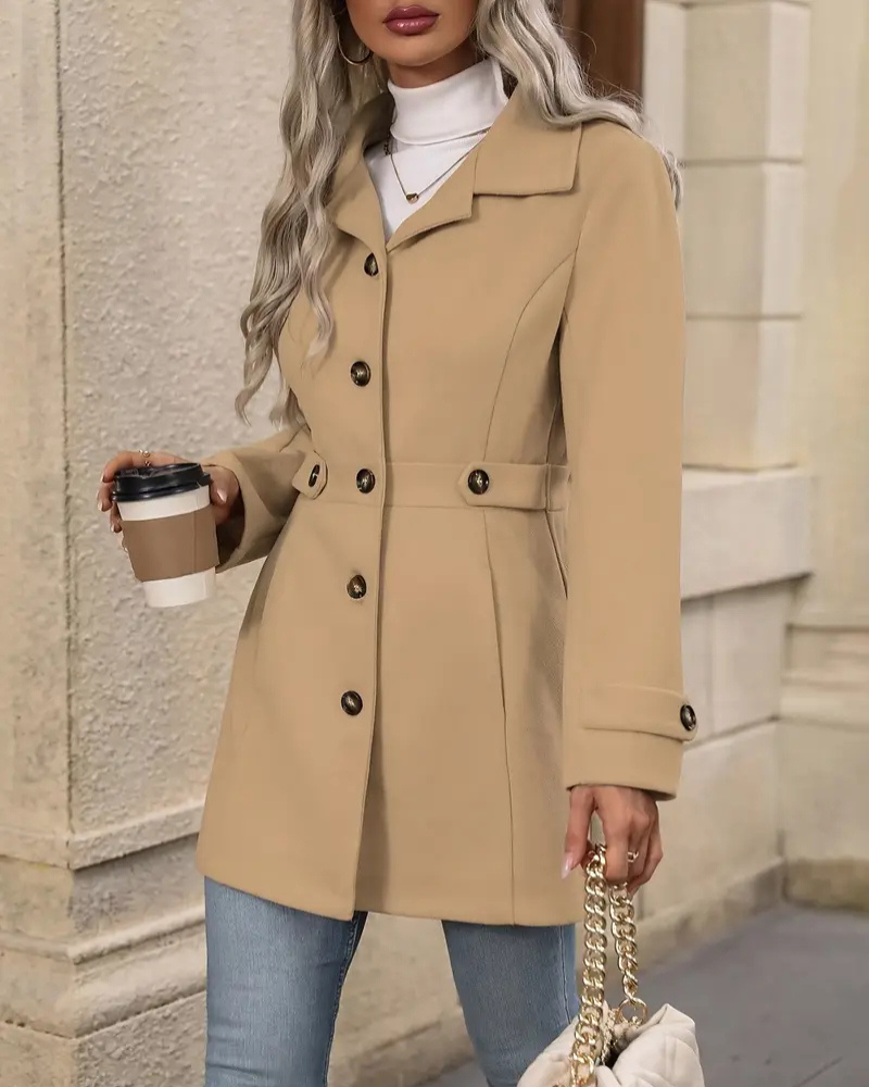 Elena™ | Elegante abrigo entallado - Ana ruiz 