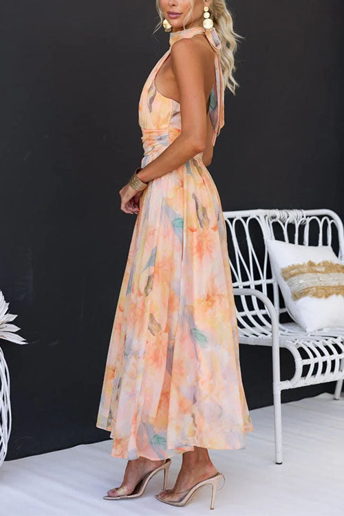 Harlem | Vestido largo con estampado - Ana ruiz 