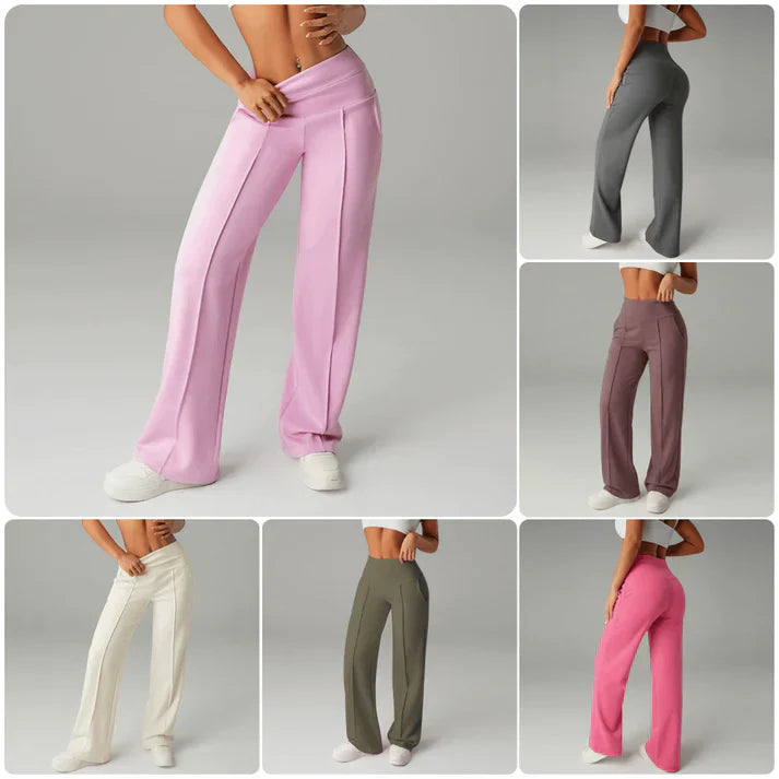 Cristina – Pantalón recto de cintura alta - Ana ruiz 