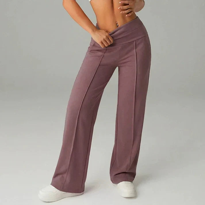 Cristina – Pantalón recto de cintura alta - Ana ruiz 