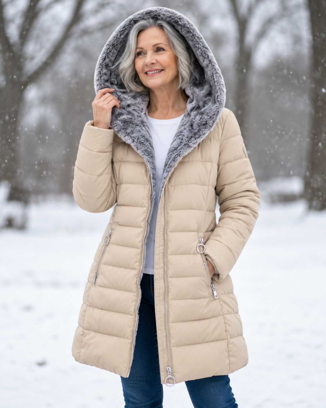 Marga™ | Chaqueta de invierno acolchada y cálida con capucha - Ana ruiz 