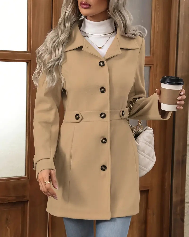 Elena™ | Elegante abrigo entallado - Ana ruiz 