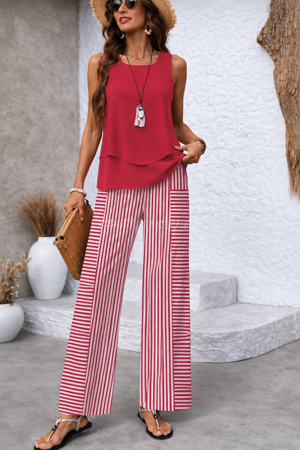 Rosavienne | Conjunto Riviera a rayas - Ana ruiz 