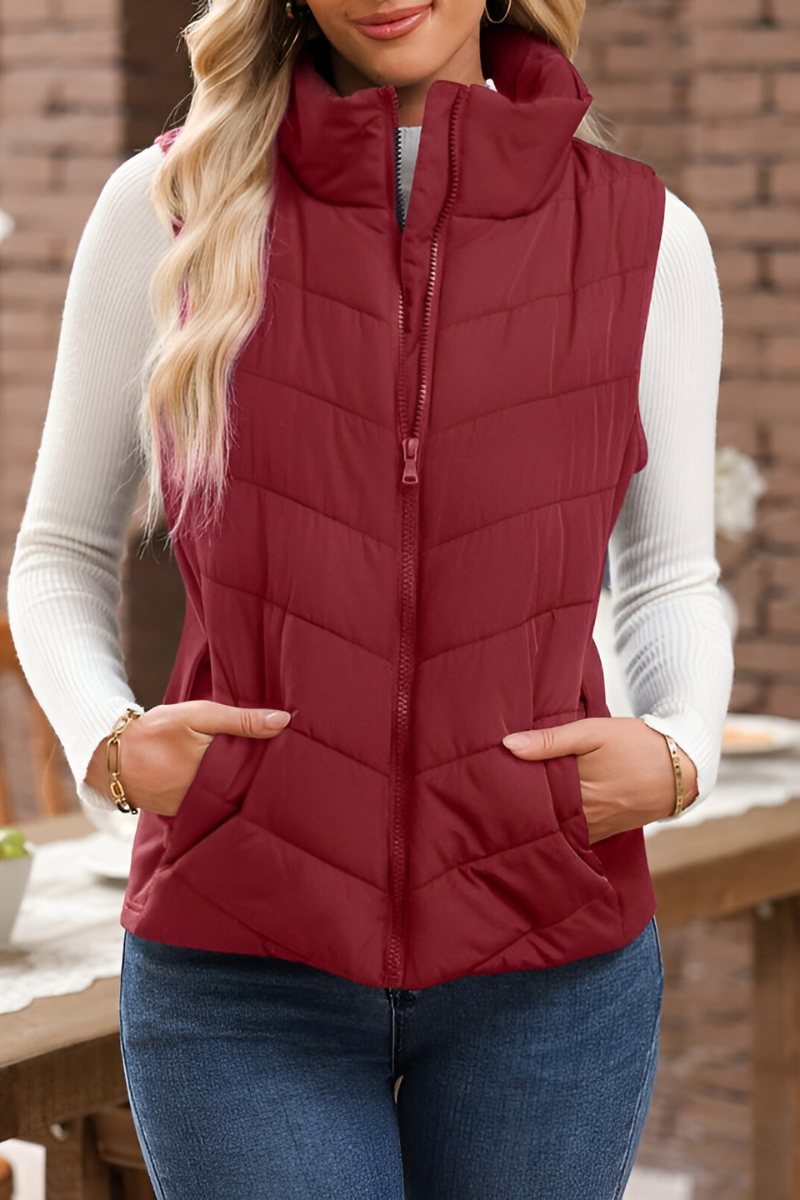 Manon™ | Chaleco acolchado tipo puffer cálido - Ana ruiz 