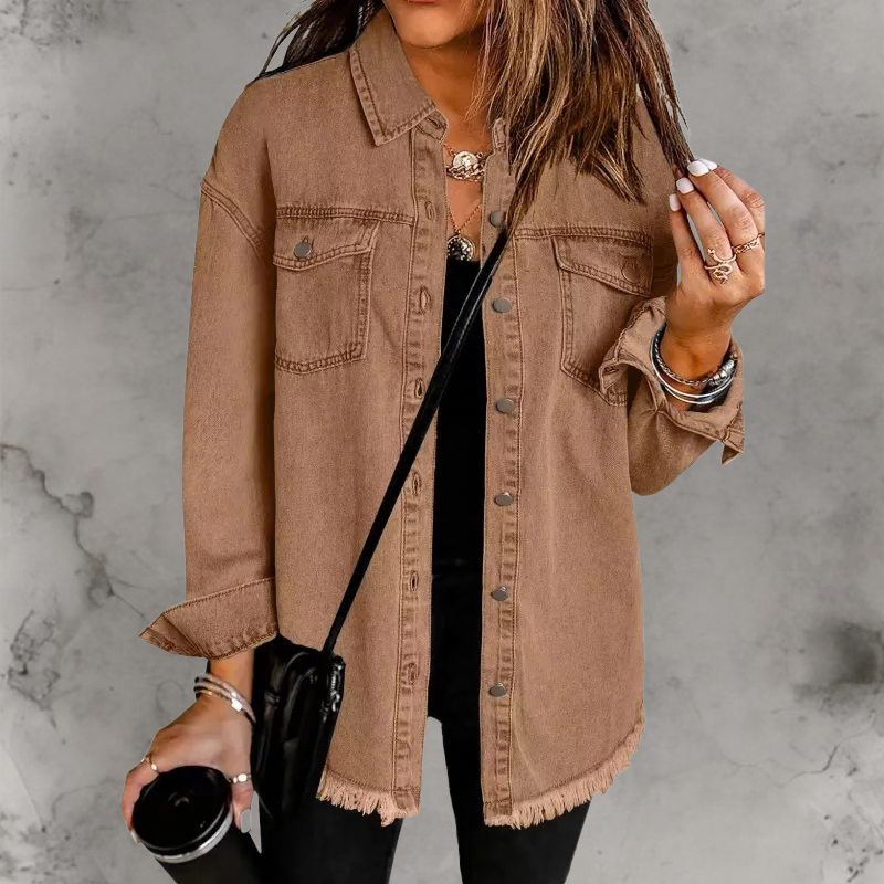 Kian™ | Chaqueta vaquera informal con botones - Ana ruiz 