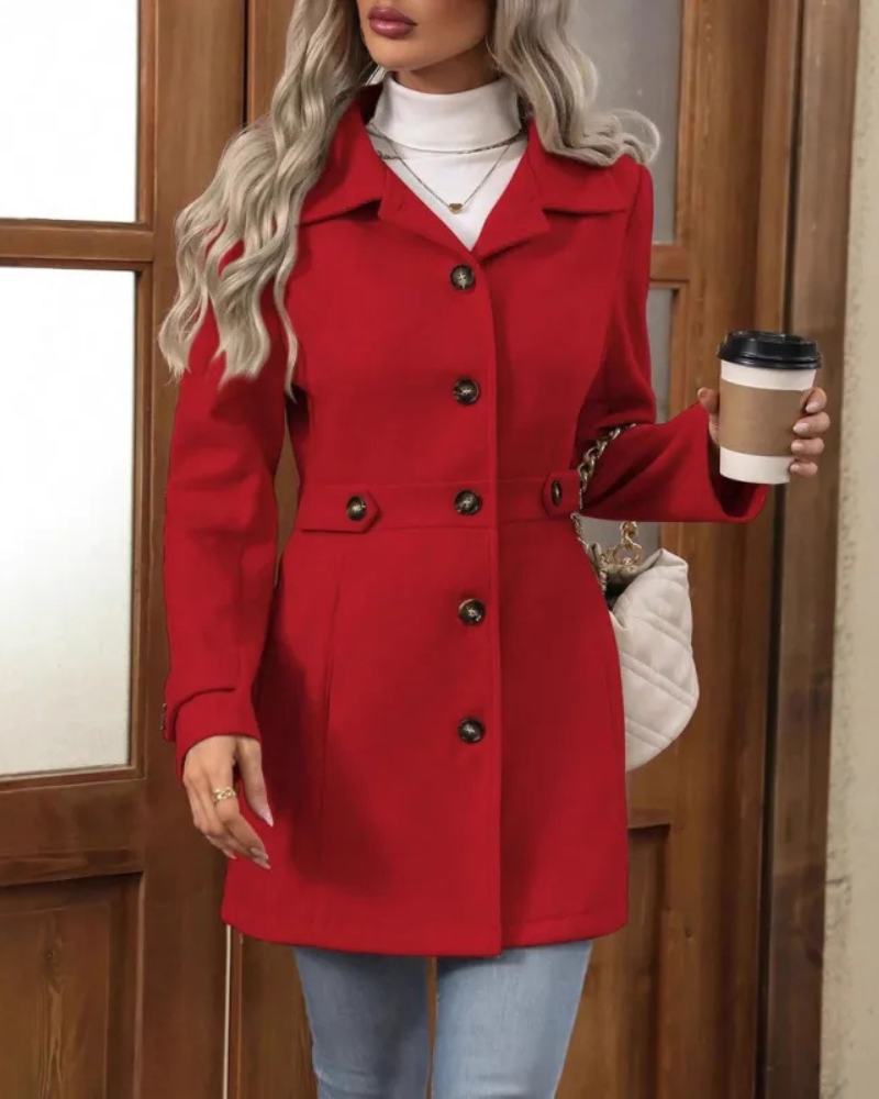 Elena™ | Elegante abrigo entallado - Ana ruiz 