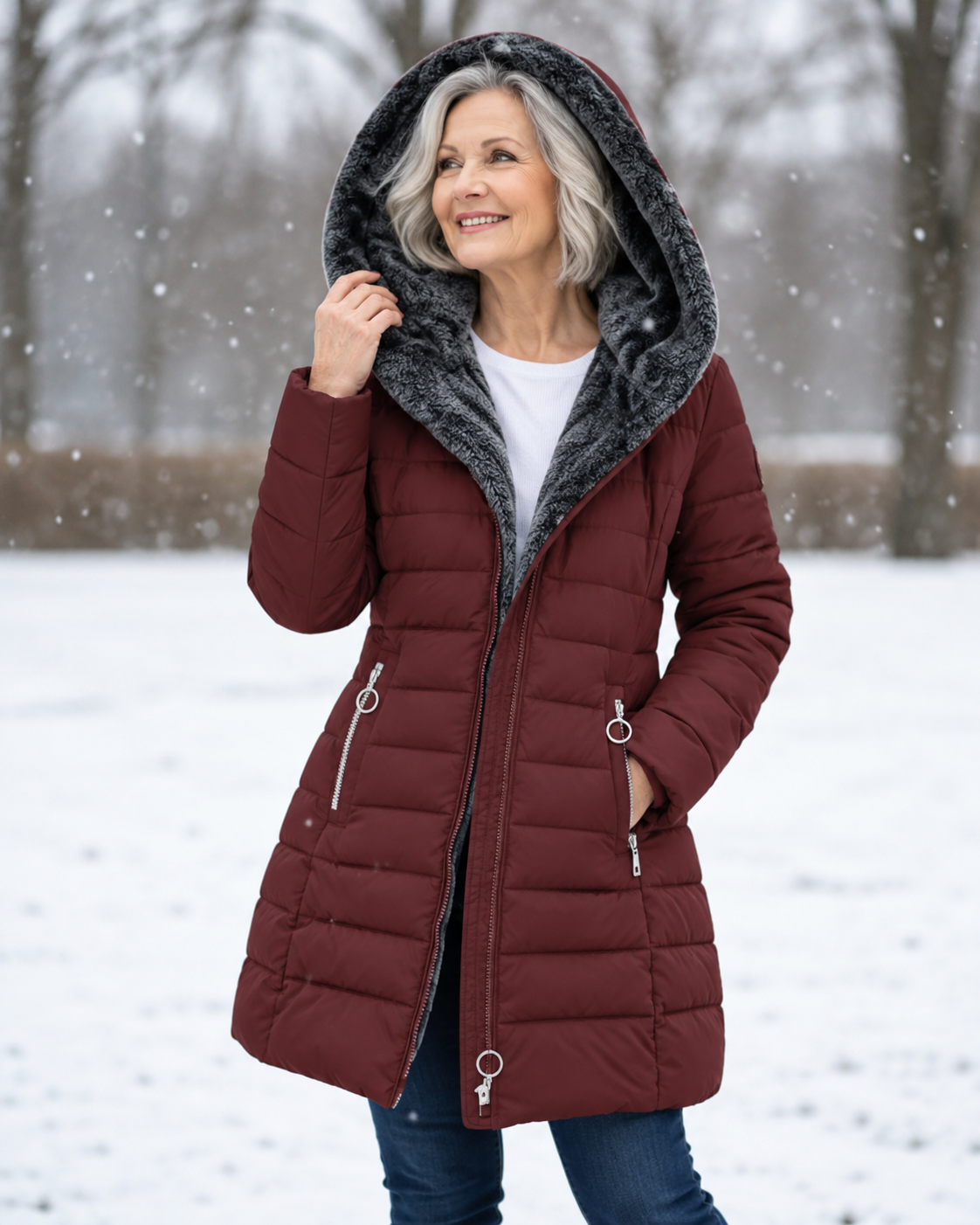 Marga™ | Chaqueta de invierno acolchada y cálida con capucha - Ana ruiz 