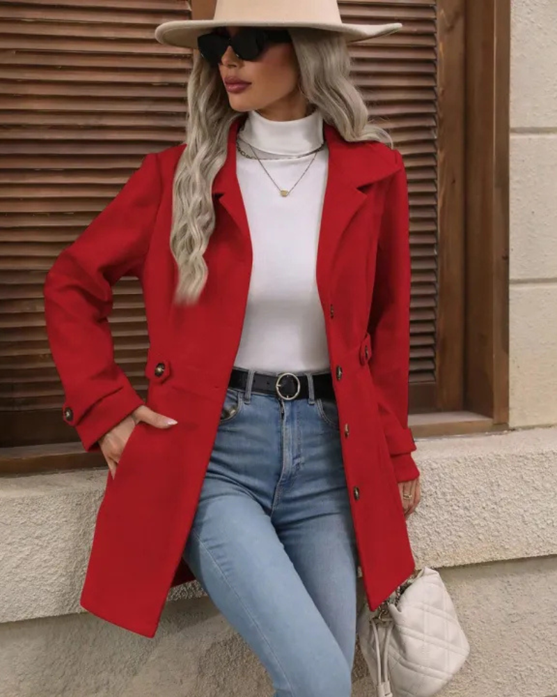 Elena™ | Elegante abrigo entallado - Ana ruiz 