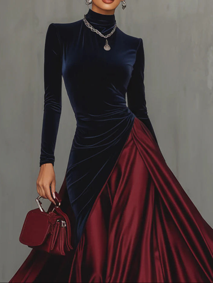 Lira ❘ Vestido largo bicolor - Ana ruiz 