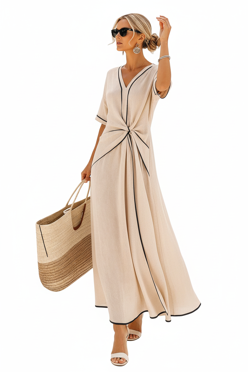 Ema | Vestido de verano a rayas - Ana ruiz 