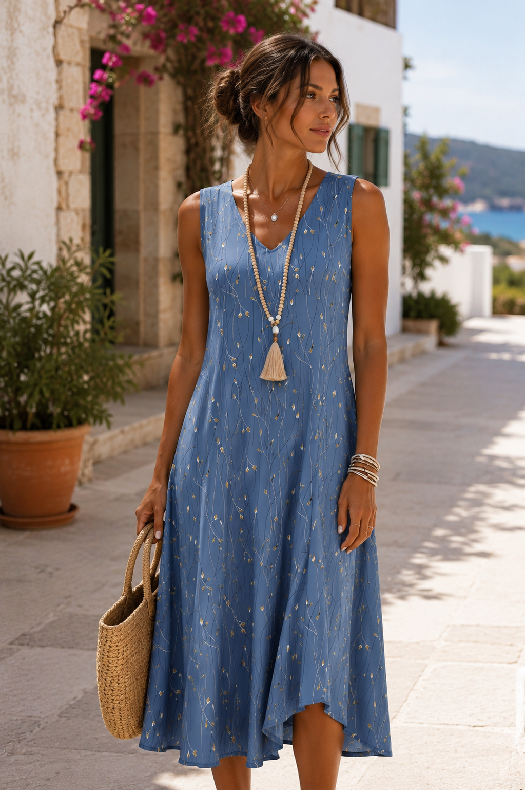 Nadia | Vestido fluido elegante confort