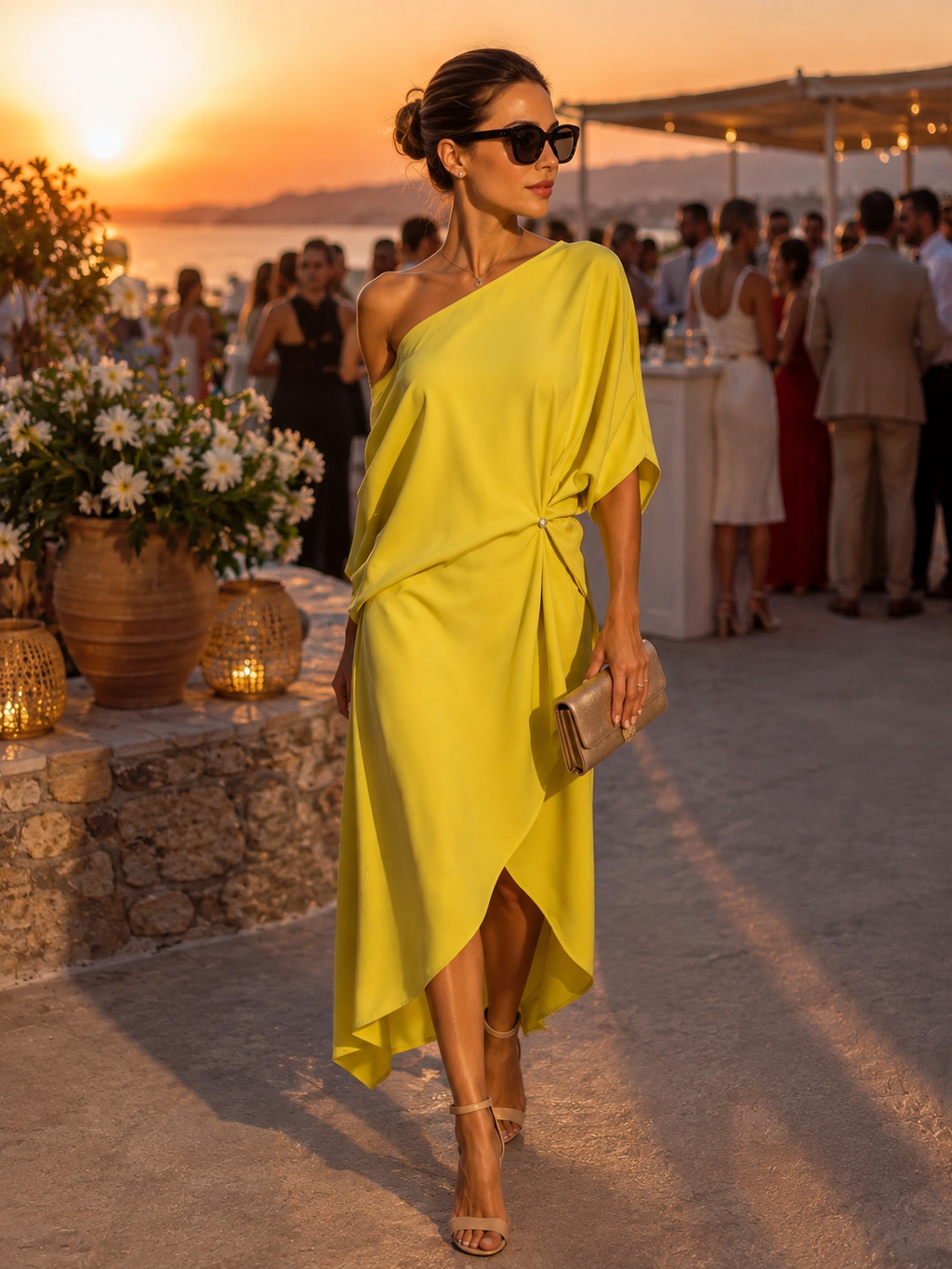 Camila | Vestido asimétrico elegante